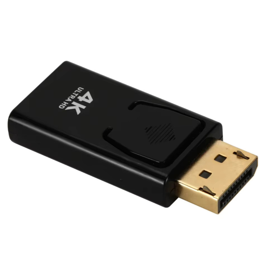 Pzzpss DisplayPort zu HDMI Adapter Kabel in Schwarz für 4K Video und Audio zur Verbindung von PC, Laptop und TV - Bild 5