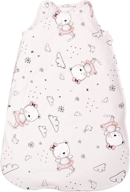 Lorelli Baby Winterschlafsack aus 100% Baumwolle in Rosa, 2,5 TOG, B/T/H: 80 x 45 x 3 cm - Bild 1
