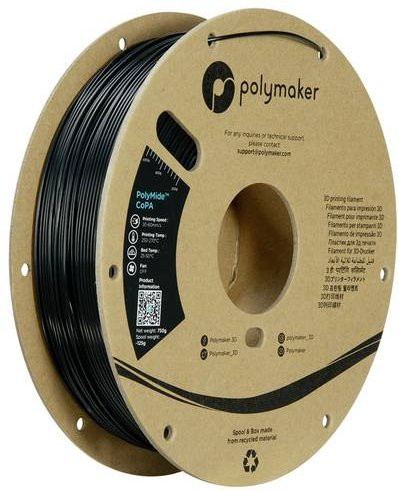 Polymaker PolyMide CoPA 6/6-6 Filament PA Polyamid Schwarz 1.75mm 750g - Bild 1