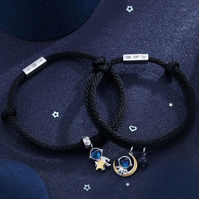 Allbestart Armband, 925 Silber, Schwarz, Unisex - Bild 1