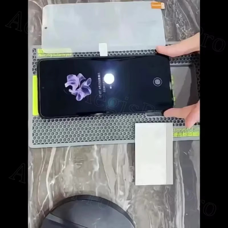 5 Stück matte Hydrogel-Displayschutzfolie für OPPO A3X-Serie und OPPO A3S, transparente kratzfeste Schutzfolie - Bild 6