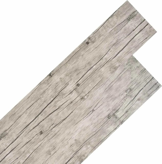 vidaXL Bodenplanken Grau aus PVC, 18 Stück, 5,26 m² selbstklebend - Bild 1