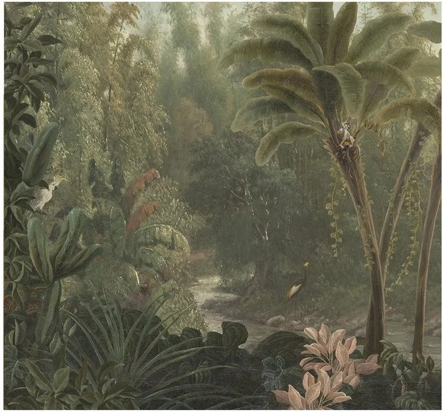 Art for the Home Fototapete Jungle in Grün aus Vlies, B: 280 cm, H: 300 cm - Bild 1