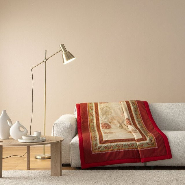 Bassetti DE Plaid FLORENCE in Bordeaux Rot aus Baumwolle und Polyester, B/B/H: 270 x 250 cm - Bild 1