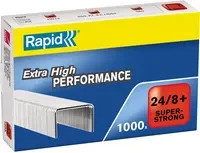 Rapid Heftklammern Super Strong 24/8+ aus Stahl in Silber - Bild 1
