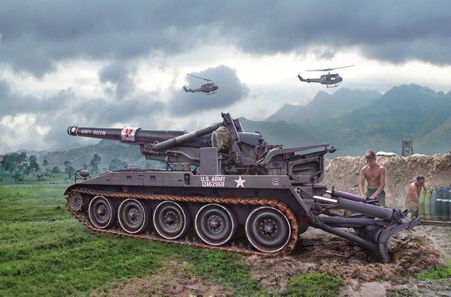 Italeri M110 Self Propelled Howitzer, Fahrzeug, 1:35 - Bild 1