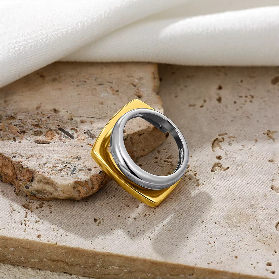 amofa Ring Edelstahl, mehrfarbig, Damen - Bild 4