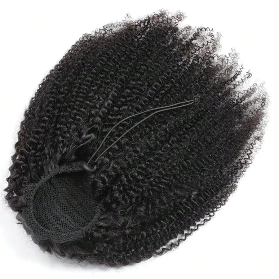 Tomiyaa Afro Puff Haarteile, lockiges Haar, Damen - Bild 3
