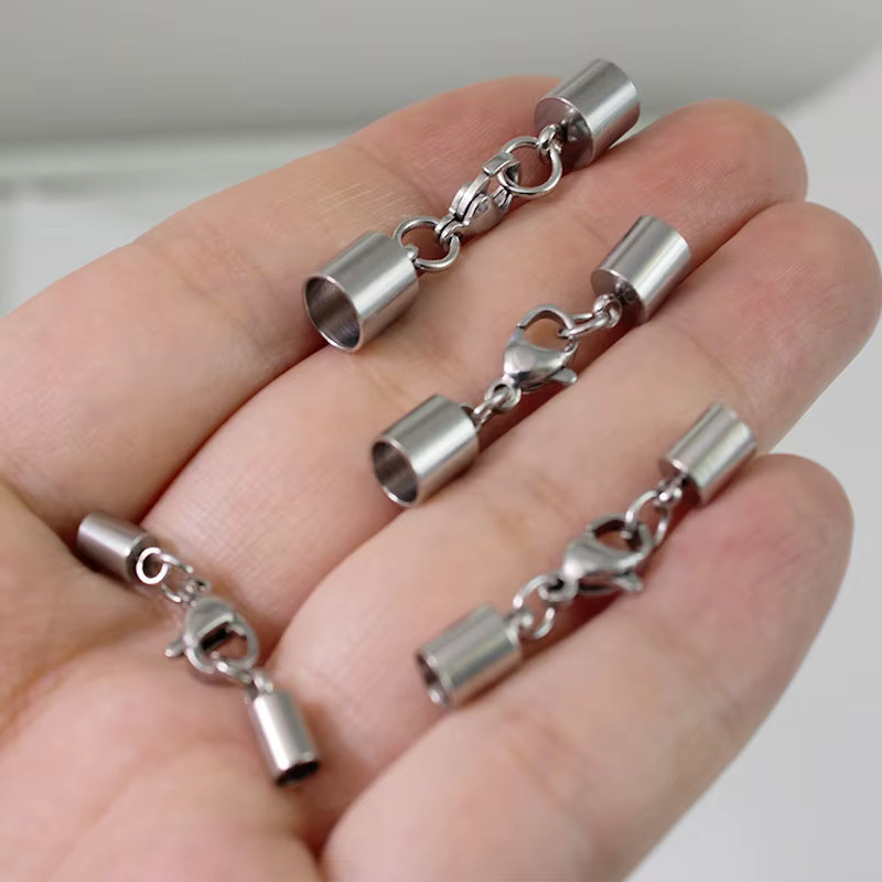 SUMOORL Endkappen mit Karabinerverschluss, Edelstahl, 1–10 mm - Bild 2