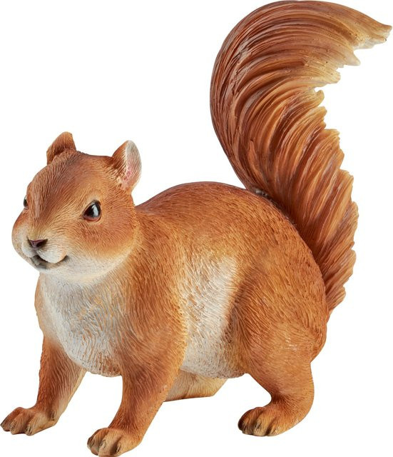 Deko-Figur Eichhörnchen aus Polyresin in Braun, B/T/H: 20,5 x 20,5 x 10,5 cm - Bild 1