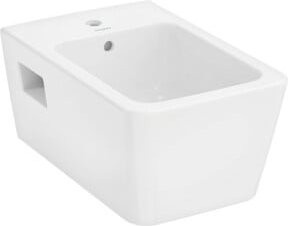 Hansgrohe Wand-Bidet EluPura Original Q in Weiß mit Überlauf und HygieneEffect aus Keramik - Bild 1