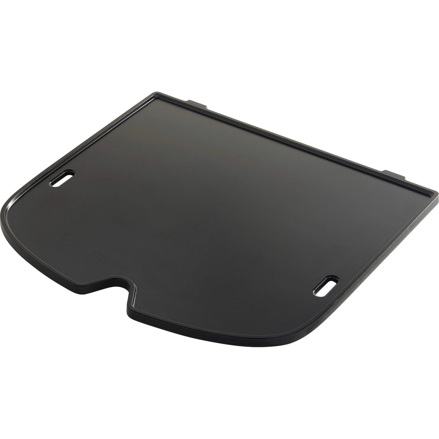 Weber Grillplatte für Traveler Gasgrill aus porzellanemailliertem Gusseisen, Grau, B/H/T: 32 x 1,3 x 34,5 cm - Bild 3