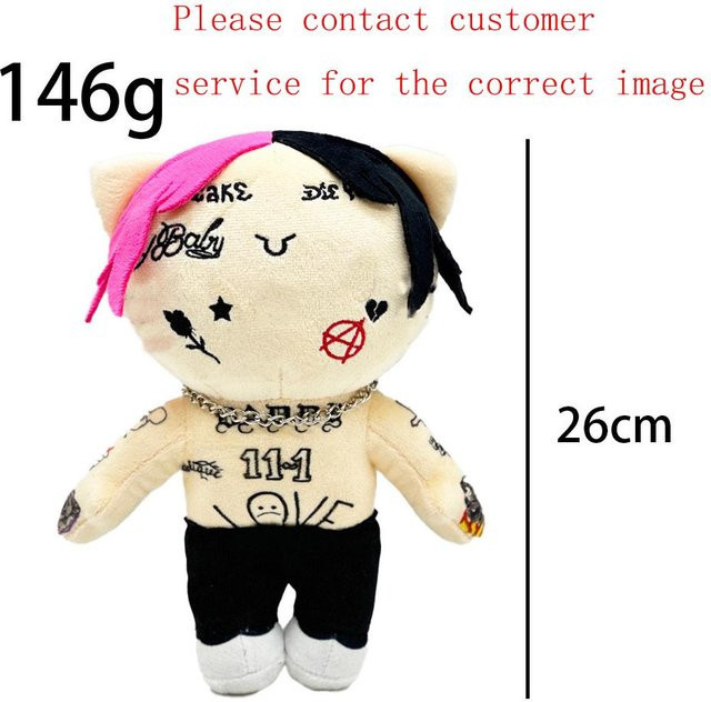 Yiran Health & Beauty Lil Peep Plüschpuppe, 26cm, ab 1 Jahr - Bild 1