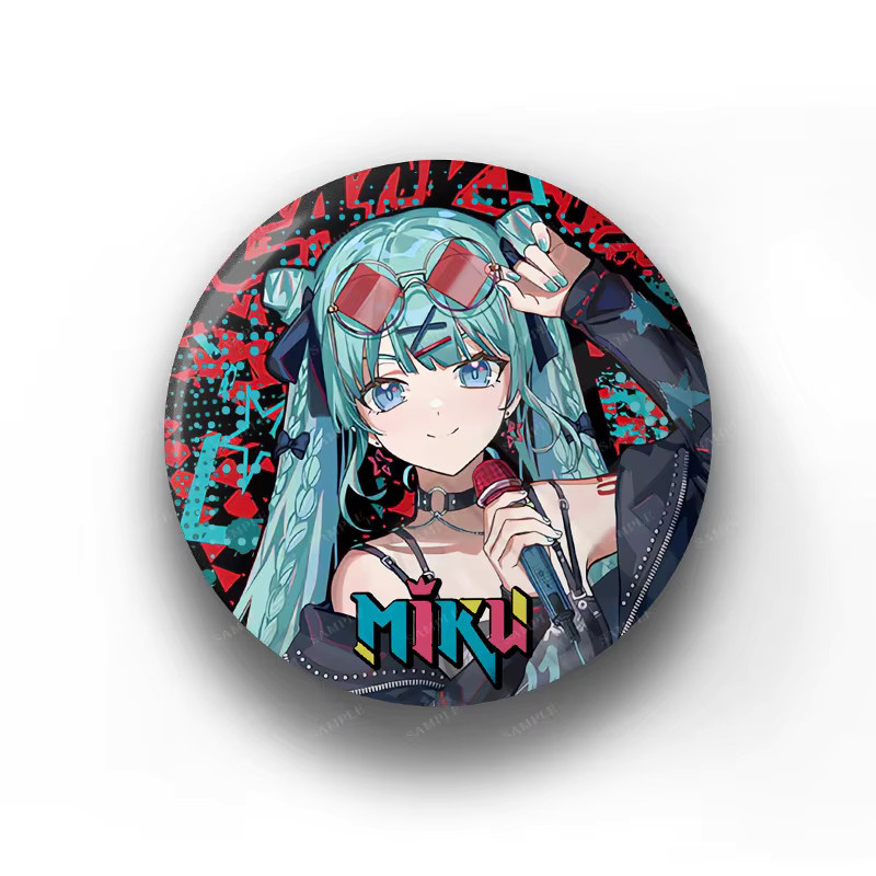Bandai Hatsune Miku Anime-Anstecknadel, Metall, Bunt / Mehrfarbig - Bild 2