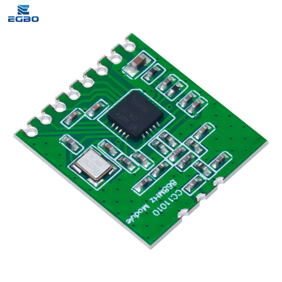 EGBO CC1101 Wireless-Modul Fernübertragungsantenne 868 MHz mit SPI-Schnittstelle und Low Power M115 für FSK GFSK ASK OOK MSK in Grün - Bild 2