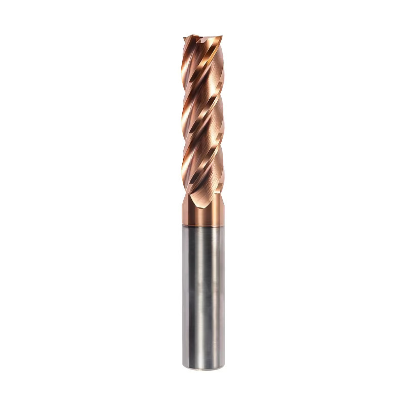 KCUTEER 4-Schneiden Hartmetall-Schaftfräser mit Wolframlegierungsbeschichtung für CNC-Metall- und Stahlfräsen, Durchmesser: 1-20 mm - Bild 5