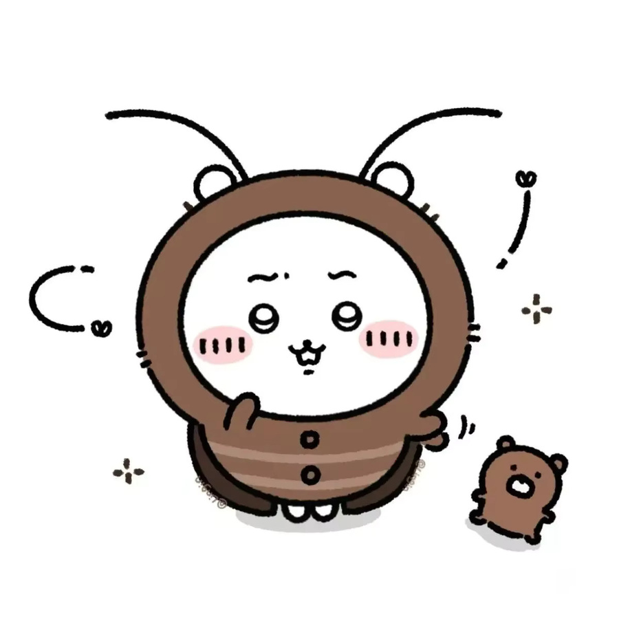 Bandai Japanischer Anime Jiyi Bug Cosplay Plüsch-Schlüsselanhänger, Usagi Hachiware Insekten-Kostüm, Taschenanhänger - Bild 2