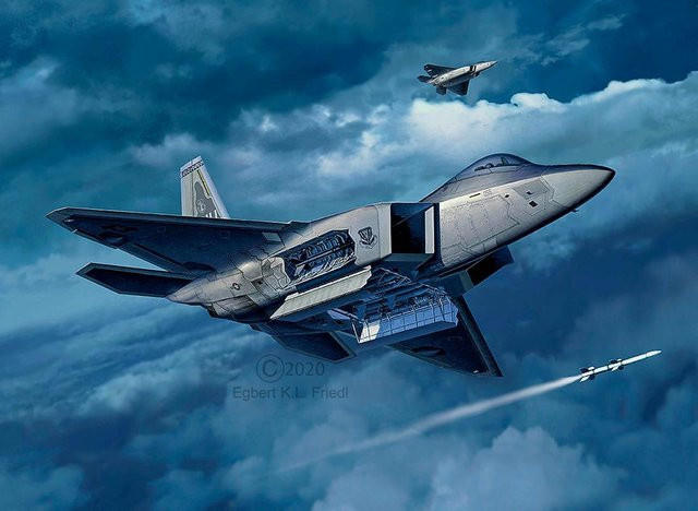 Revell Lockheed Martin F-22A Raptor, Modellbau, 1:72, ab 12 Jahren - Bild 1