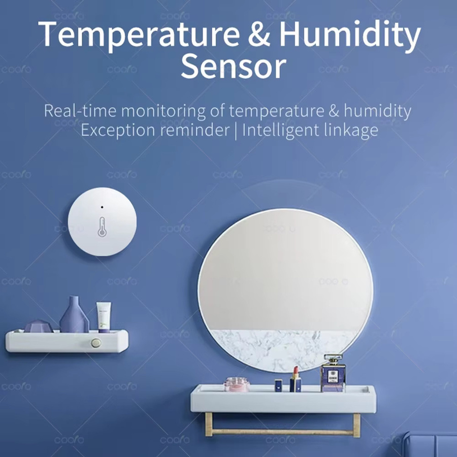 Coolo Smart ZigBee 3.0 Temperatur- und Feuchtigkeitssensor in Weiß - Bild 2