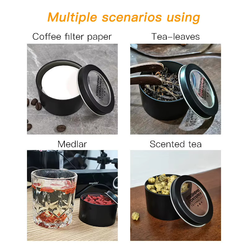 CafeGaGa Kaffeefilterpapier für Espresso Siebträger Körbe mit Aufbewahrungsbox, rund, passend für 51 mm, 53 mm und 58 mm - Bild 3