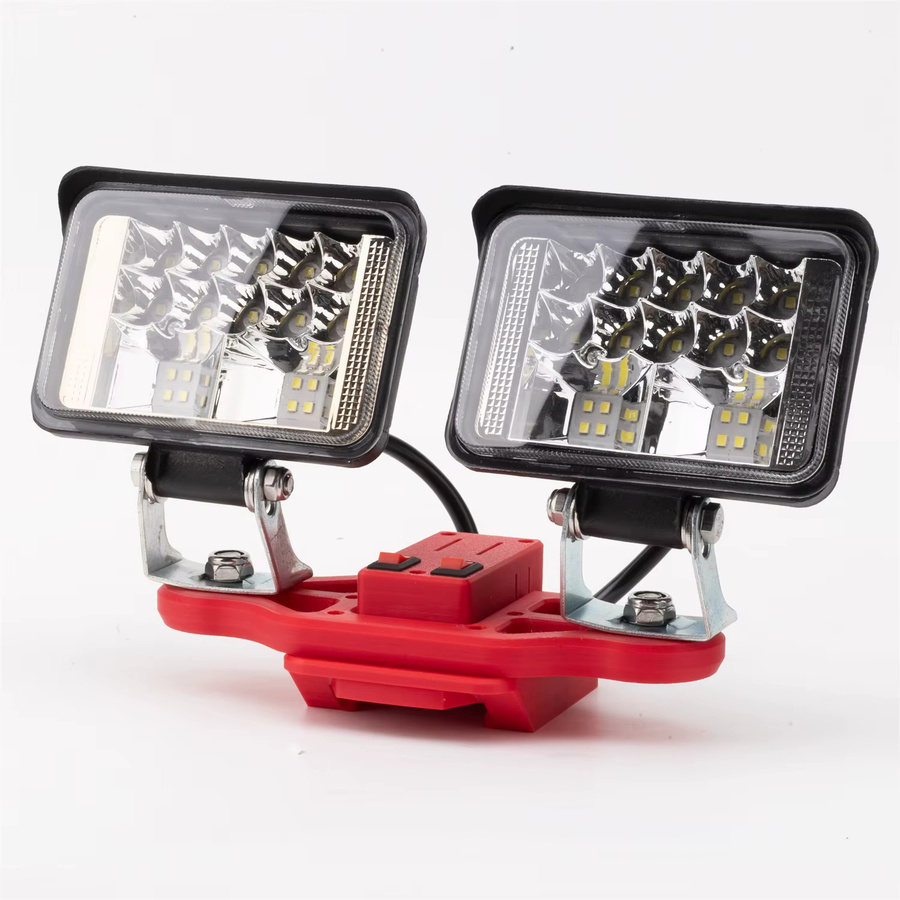 Parkside Tragbare LED-Arbeitsleuchte in Rot für X20V Lithium-Akku mit USB-Anschluss und Notbeleuchtung - Bild 2