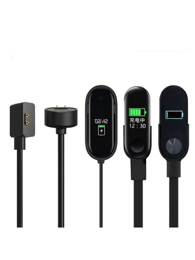 Magnetisches USB-Ladekabel für Xiaomi Mi Band 2 3 4 5 und Redmi Watch 2 in Schwarz - Bild 5