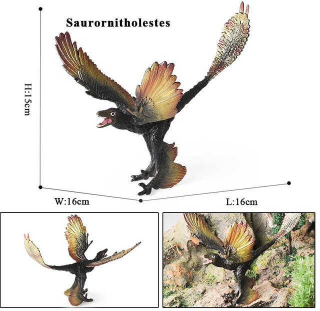 Oenux Jurassische Welt Quetzalcoatlus Ljahjas Pterodactyl Actionfigur Dinosaurier PVC ab 3-6 Jahre - Bild 1