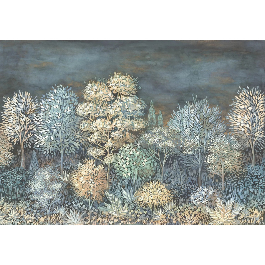 Erismann Fototapete French Forest in Blau, B: 400 cm, H: 270 cm - Bild 2