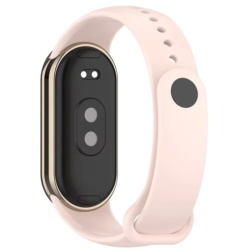 Xiaomi Uhrenarmband Silikon, Weiß, Mi band 8, 9, NFC - Bild 4