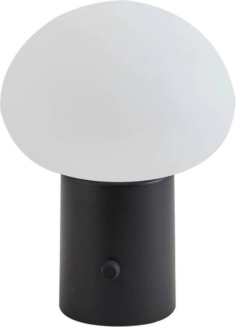 Lindby LED Zelie Tischleuchte Schwarz aus Aluminium, dimmbar, IP44 spritzwassergeschützt für Außenbereich, Balkon und Terrasse - Bild 1