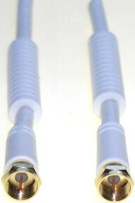 E+P Elektrik F-Anschlusskabel FA205G in Weiß, Länge: 5 m - Bild 1