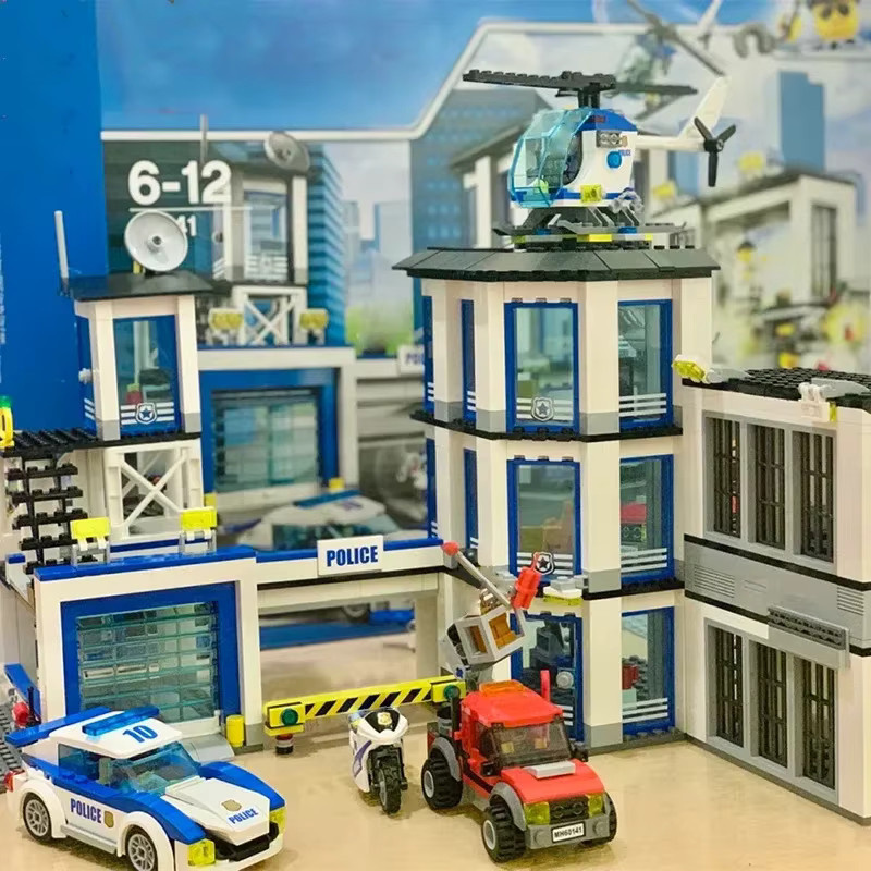 LEGO City Series General Bureau of Police Polizeiauto Hubschrauber, Bausteine, ab 6 Jahren - Bild 3