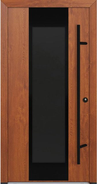 FM Türen Innenbeschläge Set AS68 Modell 28 Goldene Eiche Rechts B: 100 cm, H: 210 cm - Bild 1