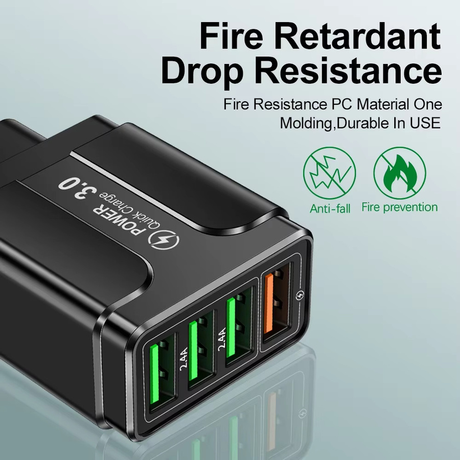 WALKESEN 20W Multi-Port USB-Ladegerät in Schwarz für iPhone, Samsung Galaxy und Xiaomi - Bild 6