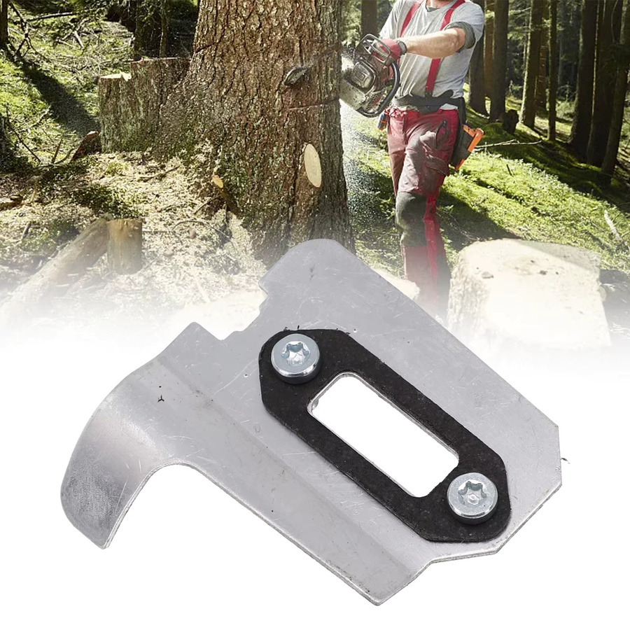 DAZZLEEX Schallschutz- und Kühlplatten-Auspuffdichtungssatz mit Schrauben aus Metall in Silber für Stihl TS410 und TS420 Gartenwerkzeuge - Bild 2