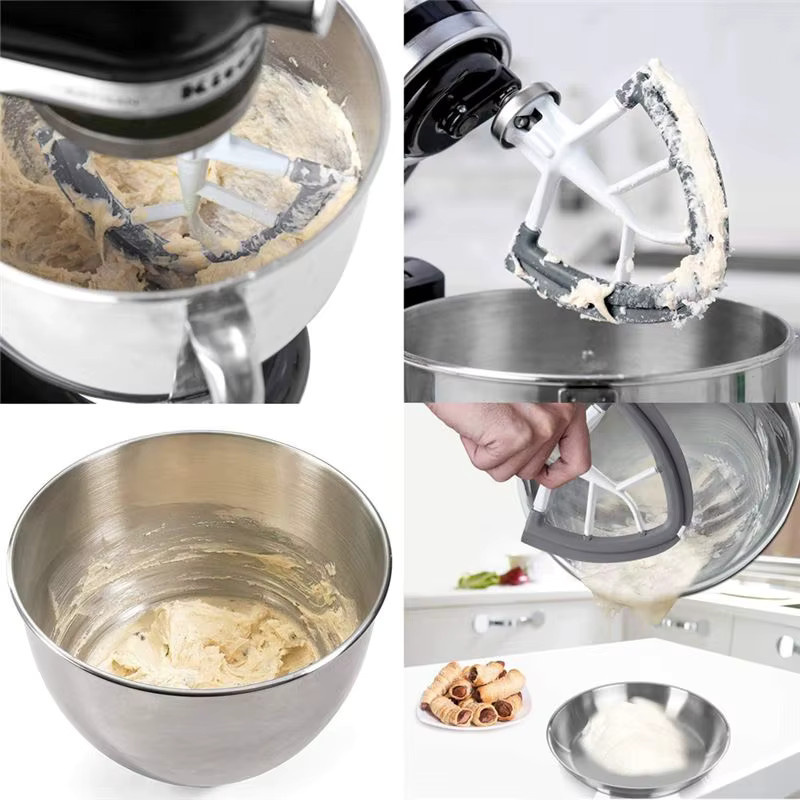 KitchenAid Flex Edge Beater AT52 in Weiß für neigbare Kopfsteher Küchenmaschinen - Bild 2