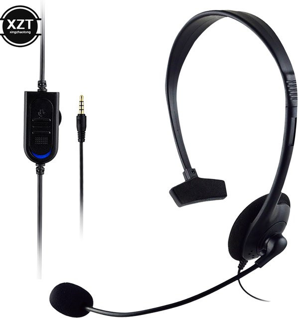 WYMECT Einseitiges Operator-Headset mit Mikrofon und Geräuschunterdrückung in Schwarz - Bild 1