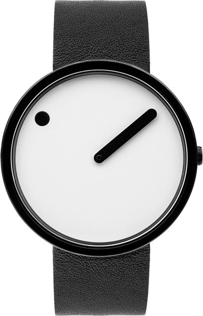 Picto Armbanduhr, Quarz, Edelstahl, Weiß, 34 mm, Unisex - Bild 1