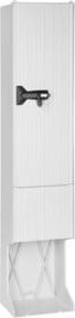 GSAB Elektrotechnik Verteilersäule in Weiß, H 171,0 cm x B 35,0 cm x T 28,2 cm - Bild 1