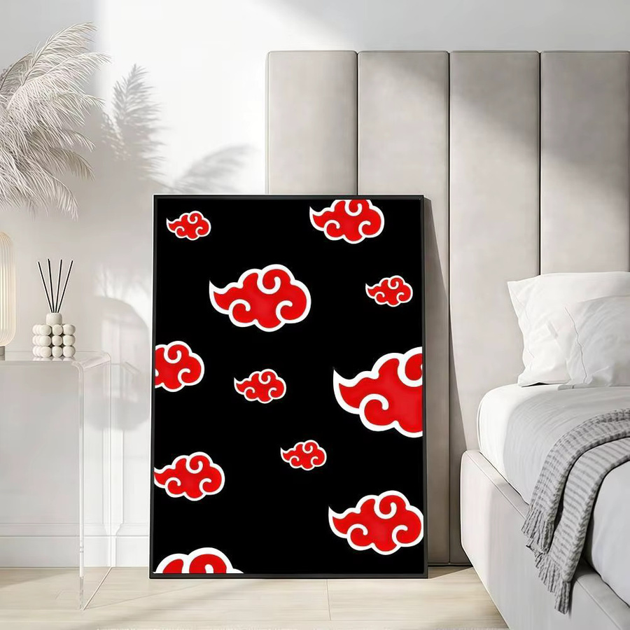 Naruto Akatsuki Poster Aufkleber Vintage Wanddekoration Kunstdruck in Mehrfarbig, B/H: 21,0 x 30,0 cm - Bild 6
