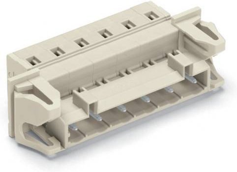 WAGO Federleiste 723-604/114-042 in Grau und Beige, 50 Stück - Bild 1