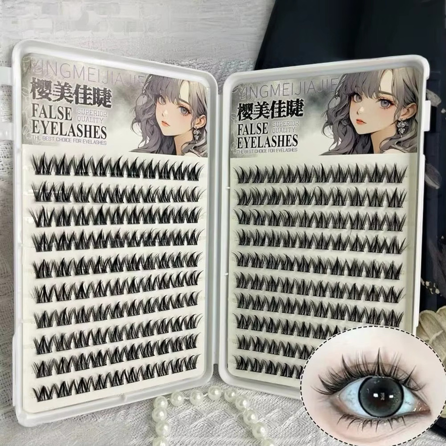 Falsche Wimpern, Black, Natürlich, Unisex - Bild 2