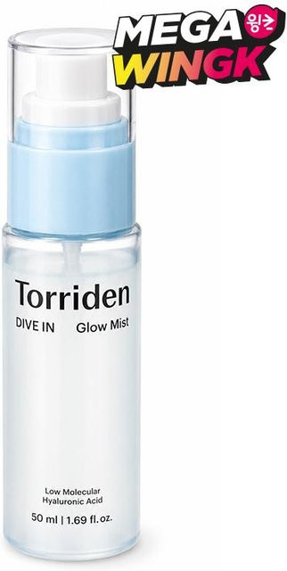 Torriden DIVE-IN Glow Gesichtsspray, 50 ml, Hyaluronsäure, Trockene Haut - Bild 1