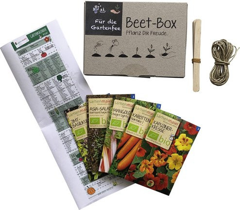 Samen Maier Beet-Box Für die Gartenfee mit mehrfarbigem Blütenbild - Bild 1