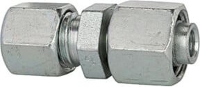 Riegler Rohr-Reduzierung Muffe aus verzinktem Stahl in Silber, Durchmesser 10/8 mm, V 212-VM - Bild 1