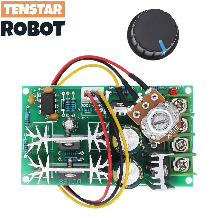 TENSTAR ROBOT PWM DC10-60V Motor Drehzahlregler Hochleistungsantriebsmodul zur Drehzahlregelung und Spannungsregulierung - Bild 2