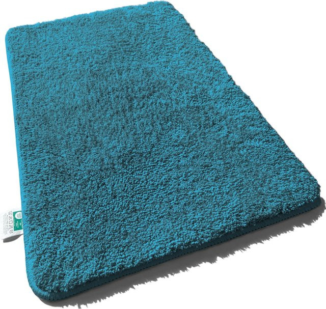 Casa Pura Badematte Sky Uni aus Mikrofaser in Cool Teal Petrol - Bild 1