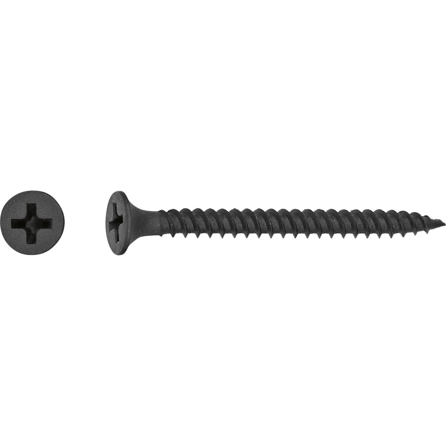 LUX-TOOLS Schnellbauschraube für Drywall mit Phillips-Antrieb, Farbe: Schwarz/Blau, Durchmesser: 4,2 mm, Länge: 75 mm, 250 Stück - Bild 2
