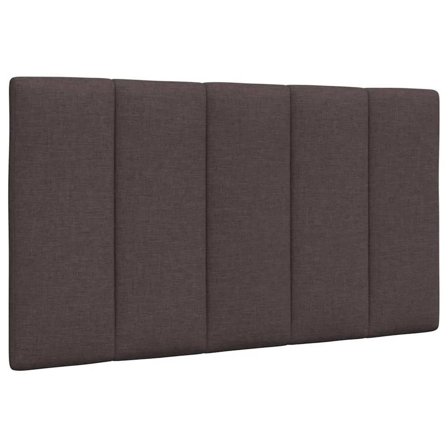 vidaXL Kopfteil-Kissen Hanko Dunkelbraun mit Linien-Design aus Stoff - Bild 2