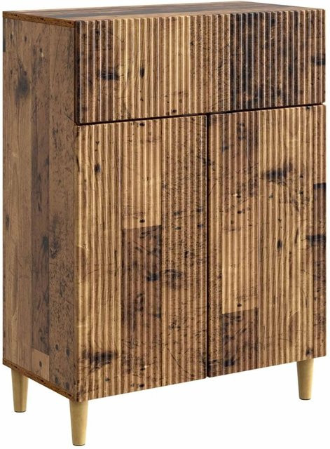 vidaXL Sideboard Modern Altholz-Optik Braun B: 66 cm, T: 34,5 cm, H: 90 cm - Bild 1